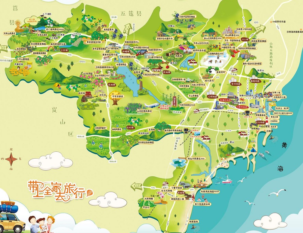 广宁景区使用手绘地图给景区能带来什么好处？